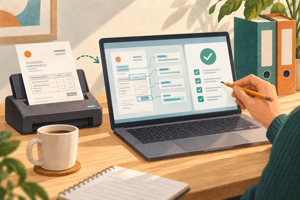 Facturen verwerken in AFAS: eigen Scan & Herken, Whitevision of Zenvoices?